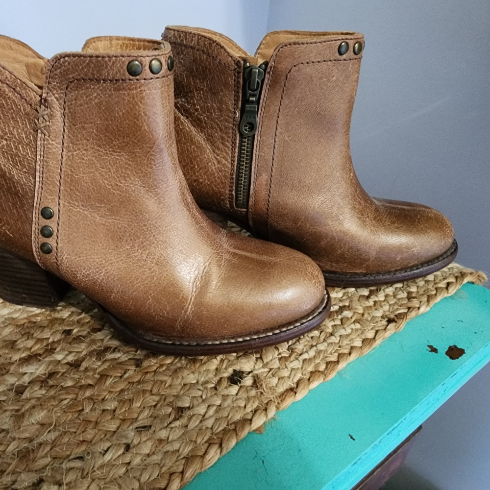 Bed Stu Leather Ankle Boots